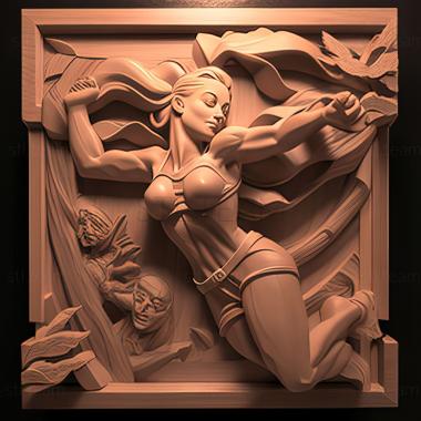 3D модель St Cammy Street Fighter (STL)